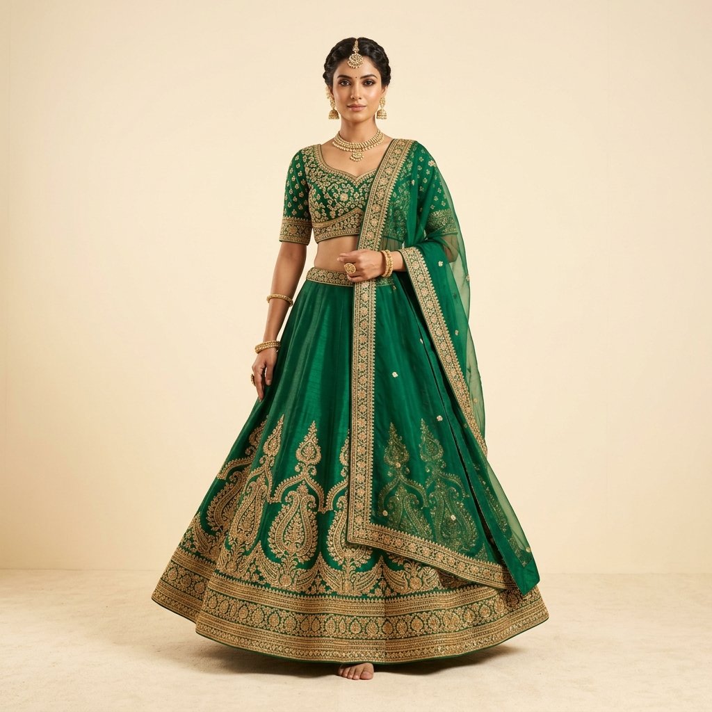 Emerald Royale Lehenga